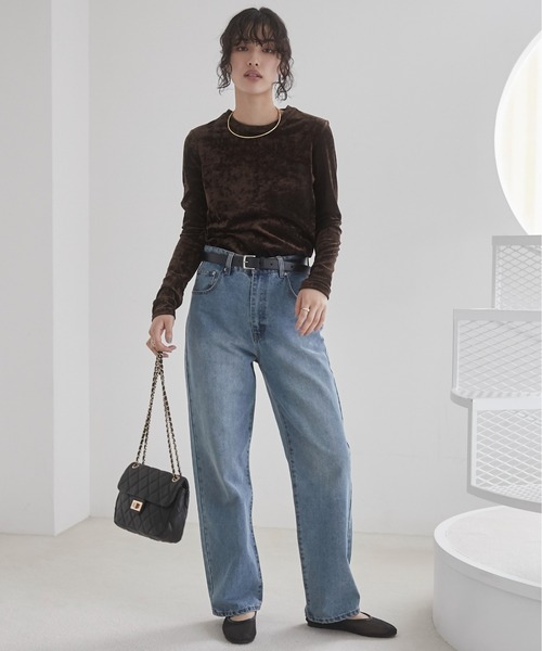 SPORTMAX ANGRI ローライズオーバーサイズ デニム パンツ 47002750-be93-4717-968a-