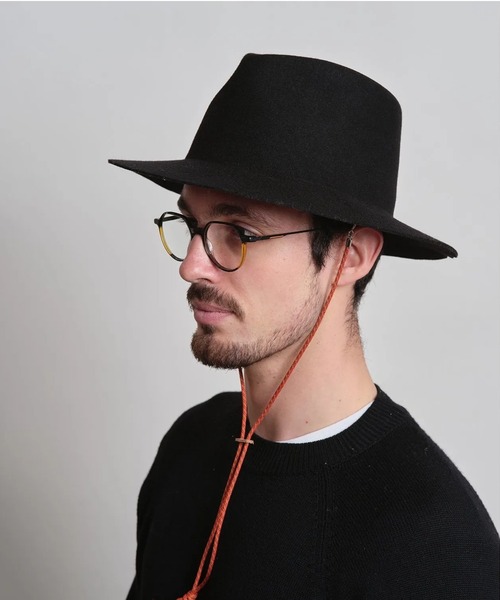 Nine Tailor(ナインテイラー)の「【Nine Tailor】Rhoeas Hat(ハット・メンズ・ブラック・FREE)」の1枚目の写真