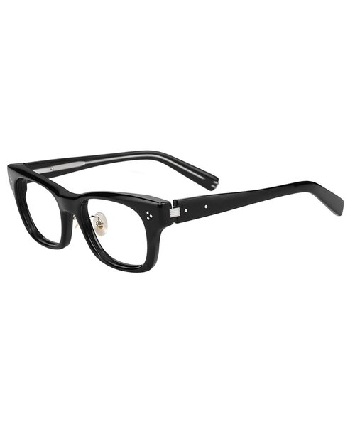 【即日発送】ZOFF×UNITED ARROWS ブラック ウェリントン ウェリントン型 メガネ｜鼻パッド｜シェルパッド｜伊達メガネ