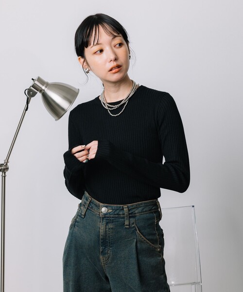 ウォッシャブルクルーネックニットT セール】【べストセラー】ウォッシャブル クルーネックニット