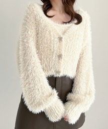 Heather | リボンモチーフカーディガン/キャミ2P  151117(アンサンブル)