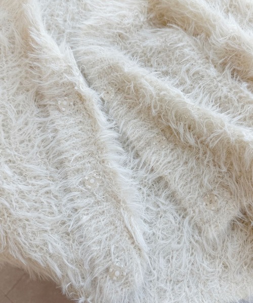 Heather（ヘザー）の「リボンモチーフカーディガン/キャミ2P  151117（アンサンブル・レディース・ピンク/ブルー/アイボリー・FREE）」の7枚目の写真