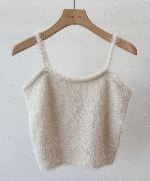 Heather（ヘザー）の「リボンモチーフカーディガン/キャミ2P  151117（アンサンブル・レディース・ピンク/ブルー/アイボリー・FREE）」の9枚目の写真