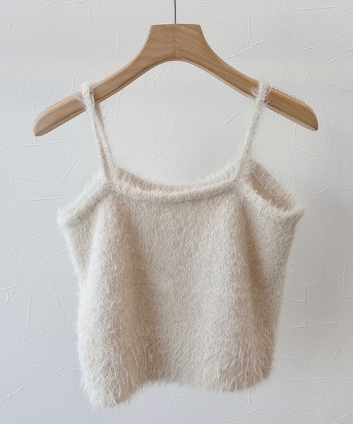 Heather（ヘザー）の「リボンモチーフカーディガン/キャミ2P  151117（アンサンブル・レディース・ピンク/ブルー/アイボリー・FREE）」の10枚目の写真