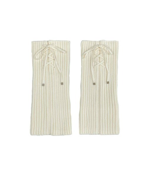 F i.n.t（フィント）の「レースアップニットレッグカバー/fint（レッグウォーマー・レディース・グレー/アイボリー・FREE）」の12枚目の写真
