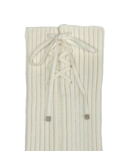 F i.n.t（フィント）の「レースアップニットレッグカバー/fint（レッグウォーマー・レディース・グレー/アイボリー・FREE）」の14枚目の写真