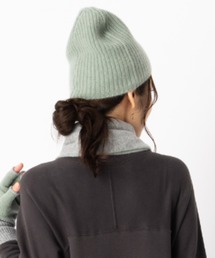 aunt lily（アントリリー）の「カシミヤ１００％あったかニットキャップ  ニット帽 シンプル 内モンゴル産（ニットキャップ/ビーニー）」