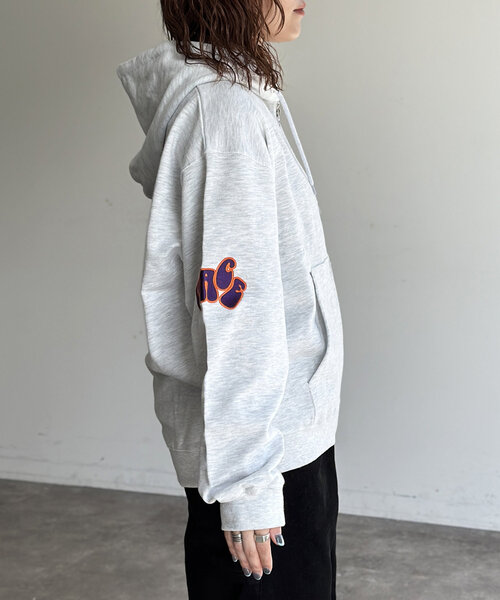CPCM（シーピーシーエム）の「サガラ刺繍ジップパーカー（パーカー・レディース・チャコールグレー/ネイビー/グレー・MEDIUM/LARGE）」の20枚目の写真
