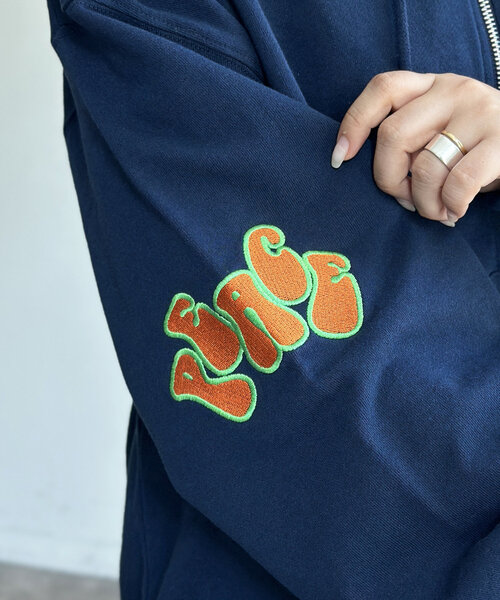 CPCM（シーピーシーエム）の「サガラ刺繍ジップパーカー（パーカー・レディース・チャコールグレー/ネイビー/グレー・MEDIUM/LARGE）」の10枚目の写真