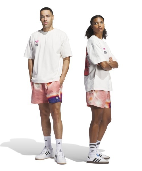 【adidas】ユニセックス◇ HOOP YORK CITY WARM-UP TOP 半袖 Clothing - Hoop York City Tee (Gender Neutral) - Green