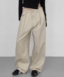 BLACKUP（ブラックアップ）の「[MADE] トランスワンタックワイドコットンパンツ（その他パンツ）」