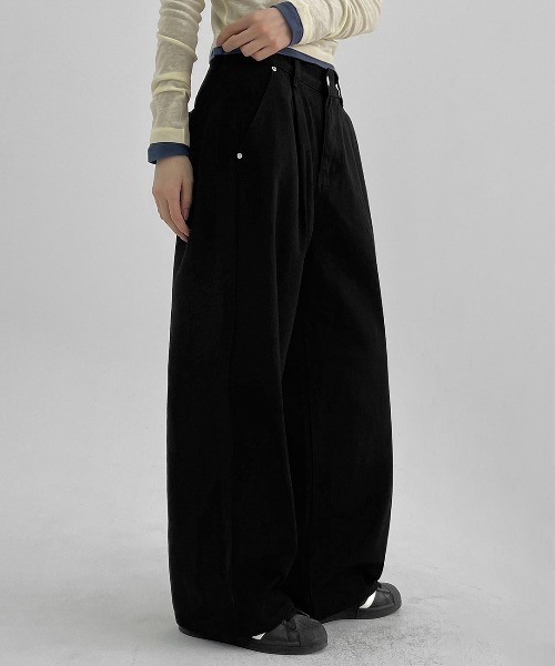 最終値下げ❣️ 新品シルク混タフタカーゴパンツ　ブラック　サイズ1 最終値下げ❣️ 新品シルク混タフタカーゴパンツ ブラック サイズ1