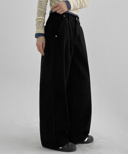セール】[MADE] トランスワンタックワイドコットンパンツ（その他