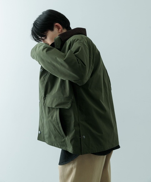 ITEMS URBANRESEARCH(アイテムズ アーバンリサーチ)の「『XLサイズあり』チェックライニング ハンティングジャケット(ミリタリージャケット・メンズ・チャコールグレー/カーキ/ブラック・X-LARGE/MEDIUM/LARGE)」の16枚目の写真