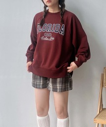 ◇アソートデザイン カレッジロゴスウェットプルオーバー