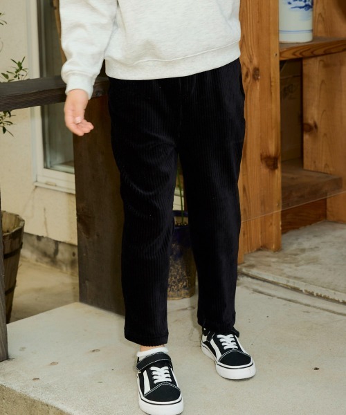 Ocean Pacific(オーシャンパシフィック)の「【OP/オーピー】キッズカットコーデュロイパンツ 通学 テーパードシルエット(その他パンツ・キッズ・アイボリー/ブラック/ブラウン/ライトグレー・130/140/150/160/120)」の2枚目の写真