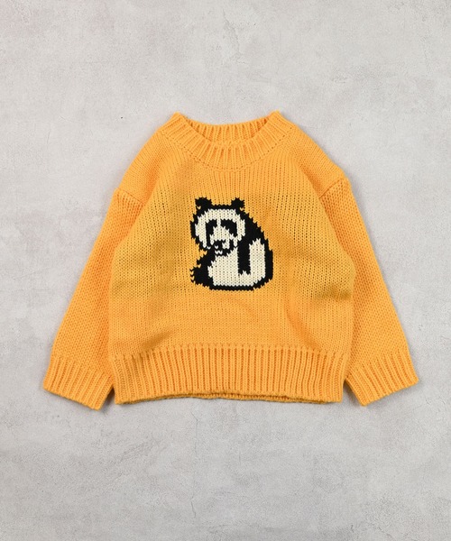 HOGAN RANCH WEAR（ホーガンランチウエア）の「【おうちで洗える】クルーネックセーター（ニット/セーター・キッズ・イエロー/グリーン/オフホワイト/ライトブルー・XS/LL/L/M/S）」の13枚目の写真