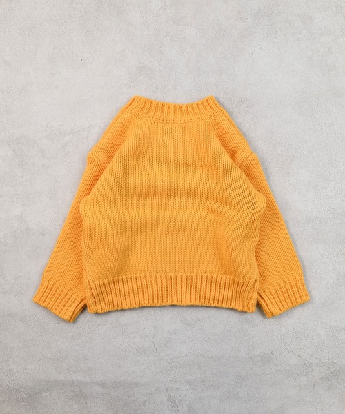 HOGAN RANCH WEAR（ホーガンランチウエア）の「【おうちで洗える】クルーネックセーター（ニット/セーター・キッズ・イエロー/グリーン/オフホワイト/ライトブルー・XS/LL/L/M/S）」の14枚目の写真