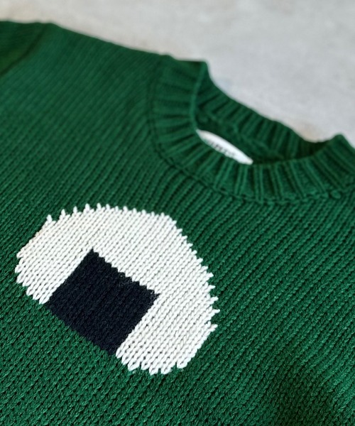 HOGAN RANCH WEAR（ホーガンランチウエア）の「【おうちで洗える】クルーネックセーター（ニット/セーター・キッズ・イエロー/グリーン/オフホワイト/ライトブルー・XS/LL/L/M/S）」の7枚目の写真