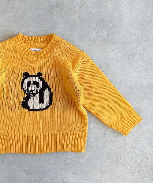 HOGAN RANCH WEAR（ホーガンランチウエア）の「【おうちで洗える】クルーネックセーター（ニット/セーター・キッズ・イエロー/グリーン/オフホワイト/ライトブルー・XS/LL/L/M/S）」の16枚目の写真