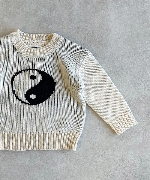 HOGAN RANCH WEAR（ホーガンランチウエア）の「【おうちで洗える】クルーネックセーター（ニット/セーター・キッズ・イエロー/グリーン/オフホワイト/ライトブルー・XS/LL/L/M/S）」の20枚目の写真