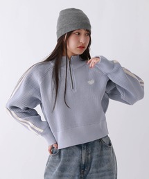 repipi armario（レピピ アルマリオ）の「ハーフZIPワッフルニット（ニット/セーター・キッズ）」
