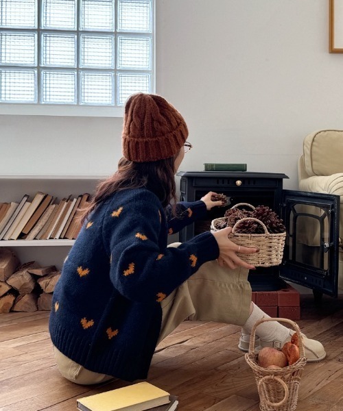 セール】ダブルZIPハートニットカーディガン/ダブルジップアップハート