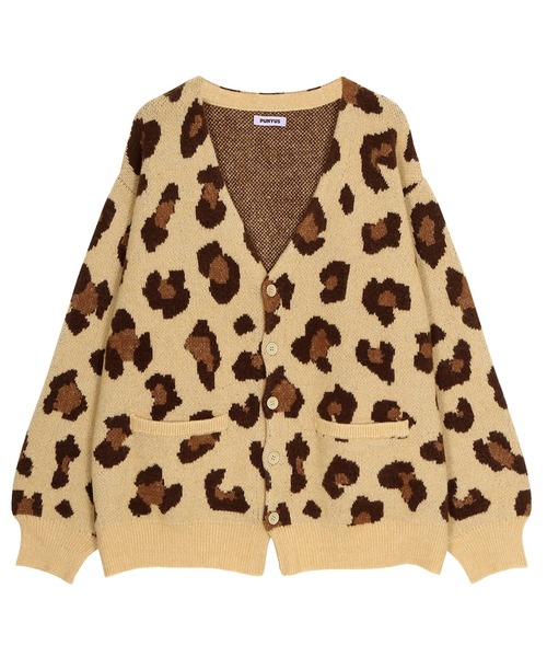 PUNYUS（プニュズ）の「もちもちレオパードカーディガン（カーディガン/ボレロ・レディース・ブラウン・2/3/4）」の12枚目の写真