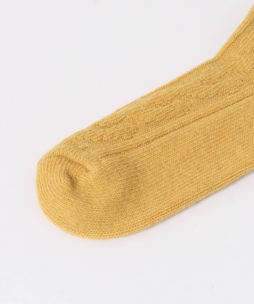 URBAN RESEARCH Sonny Label（アーバンリサーチサニーレーベル）の「H FOOTWEAR　ケーブルソックス（ソックス/靴下・レディース・グリーン/ライトグレー/マスタード/ベージュ・FREE）」の16枚目の写真