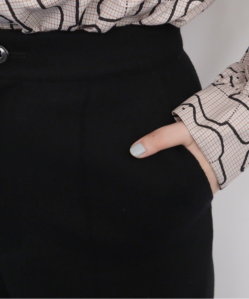 I am I in fact...（アイアムアイインファクト）の「MELTON maru pocket パンツ（その他パンツ・レディース・ブラック/その他・FREE）」の22枚目の写真