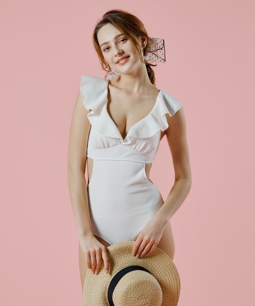 フリルワンピース水着 9M 【San-ai Resort（サンアイリゾート