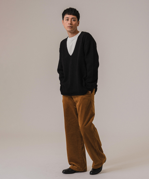 【セール】ETS.MATERIAUX (マテリオ) PERU ALPACA MIX V/N ニット（ニット/セーター）｜Ets.MATERIAUX（マテリオ）