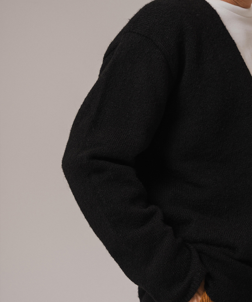 【セール】ETS.MATERIAUX (マテリオ) PERU ALPACA MIX V/N ニット（ニット/セーター）｜Ets.MATERIAUX（マテリオ）