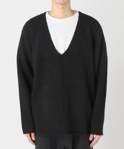 【セール】ETS.MATERIAUX (マテリオ) PERU ALPACA MIX V/N ニット（ニット/セーター）｜Ets.MATERIAUX（マテリオ）