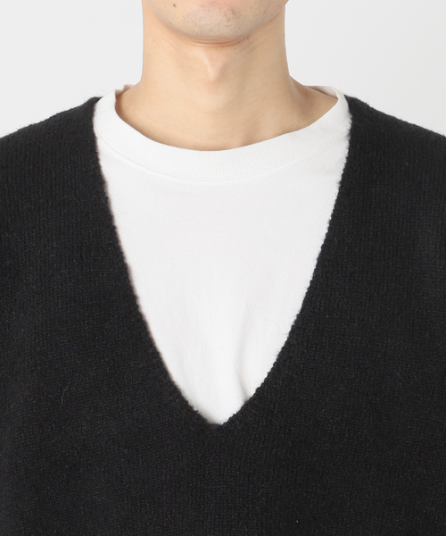 【セール】ETS.MATERIAUX (マテリオ) PERU ALPACA MIX V/N ニット（ニット/セーター）｜Ets.MATERIAUX（マテリオ）