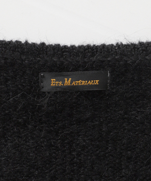 【セール】ETS.MATERIAUX (マテリオ) PERU ALPACA MIX V/N ニット（ニット/セーター）｜Ets.MATERIAUX（マテリオ）