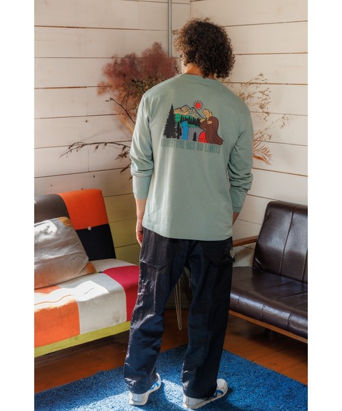 RIVER SIDE CULTURE(リバーサイドカルチャー)の「RIVER SIDE CULTURE/RSCコミック風ロンT (M4)(Tシャツ/カットソー・メンズ・カーキ/チャコールグレー・MEDIUM/LARGE/X-LARGE)」の9枚目の写真
