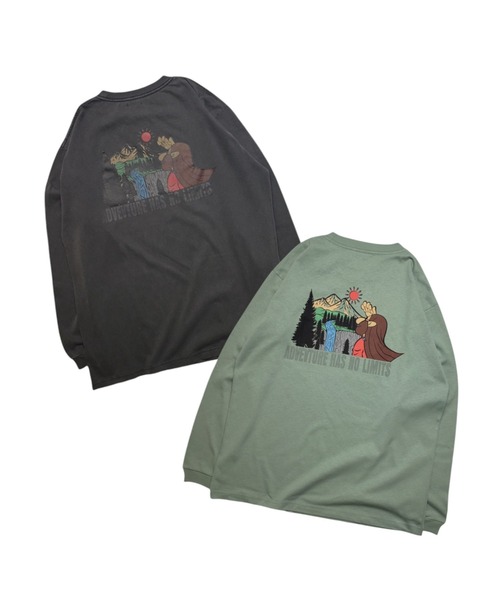 RIVER SIDE CULTURE(リバーサイドカルチャー)の「RIVER SIDE CULTURE/RSCコミック風ロンT (M4)(Tシャツ/カットソー・メンズ・カーキ/チャコールグレー・MEDIUM/LARGE/X-LARGE)」の10枚目の写真