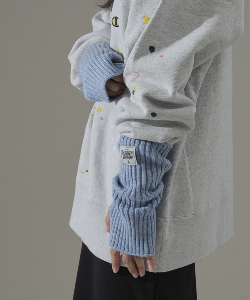 JOURNAL STANDARD relume（ジャーナルスタンダード　レリューム）の「HAMILTON WOOL ハンドウォーマー（手袋・メンズ・ブラック/ライトブルー/グレー・FREE）」の3枚目の写真