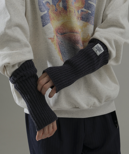 JOURNAL STANDARD relume（ジャーナルスタンダード　レリューム）の「HAMILTON WOOL ハンドウォーマー（手袋・メンズ・ブラック/ライトブルー/グレー・FREE）」の5枚目の写真