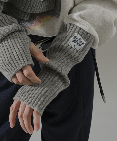 JOURNAL STANDARD relume（ジャーナルスタンダード　レリューム）の「HAMILTON WOOL ハンドウォーマー（手袋・メンズ・ブラック/ライトブルー/グレー・FREE）」の9枚目の写真