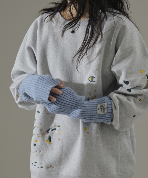 JOURNAL STANDARD relume（ジャーナルスタンダード　レリューム）の「HAMILTON WOOL ハンドウォーマー（手袋・メンズ・ブラック/ライトブルー/グレー・FREE）」の14枚目の写真