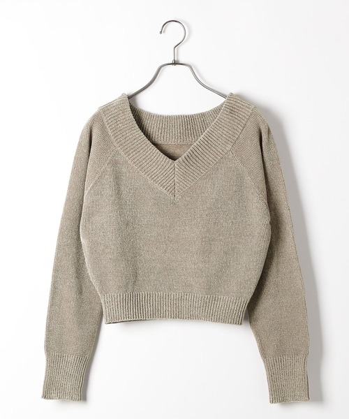 セール】2WAYモールラメニット 234275（ニット/セーター）｜Heather