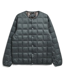 TAION（タイオン）の「TAION/タイオン/ベーシック オーバーサイズ クルーネックボタン ダウンジャケット（ダウンジャケット/コート）」