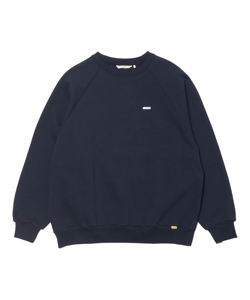 FARAH（ファーラー）の「FARAH Potting LOGO Crewneck Sweatshirt FR0403-M3010（スウェット・メンズ・ネイビー/グレー・LARGE/MEDIUM）」の2枚目の写真