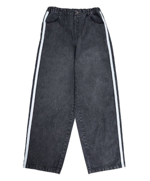 GLAZOS(グラソス)の「【大人向けサイズあり】デニム・配色ラインパンツ(デニムパンツ・キッズ・ブルー/ライトブルー/ブラック・S/M/L/LL)」の22枚目の写真