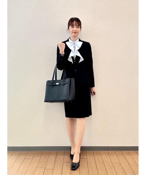 HARUYAMA(ハルヤマ)の「【ViVi】4WAY フリル&リボン ブラウス 洗える 形態安定 透け防止 フレッシャーズ 就活 卒業式 入学式 セレモニー オフィス シャツ(シャツ/ブラウス・レディース・ホワイト/ライトピンク/サックスブルー・9号/13号/5号/7号/11号/17号/15号)」の10枚目の写真