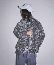 MIDVEIN（ミッドヴェイン）の「crush velour original stitch  jacket（ブルゾン）」