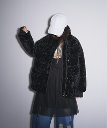 crush velour original stitch jacket