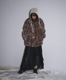 MIDVEIN（ミッドヴェイン）の「crush velour original stitch  jacket（ブルゾン）」